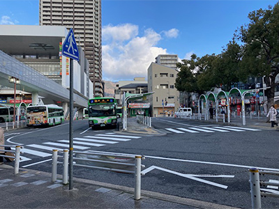 阪神御影駅バス乗り場